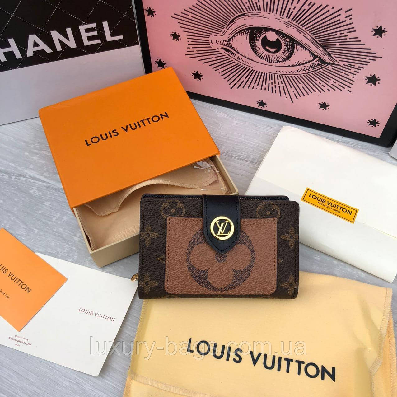 Жіночий стильний гаманець Louis Vuitton Луї Віттон