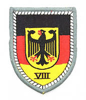 Нарукавный шеврон "Командование VIII военного округа" Verbandsabzeichen orig. Bw ´Wehrbereichskommando VIII´