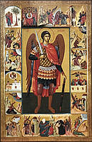 Архангел Михаил (икона с клеймами)