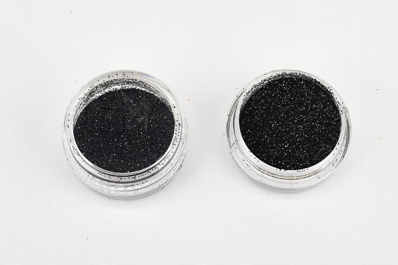 Глітер чорний 860, 0,4 мм 1/64 , 70 мл