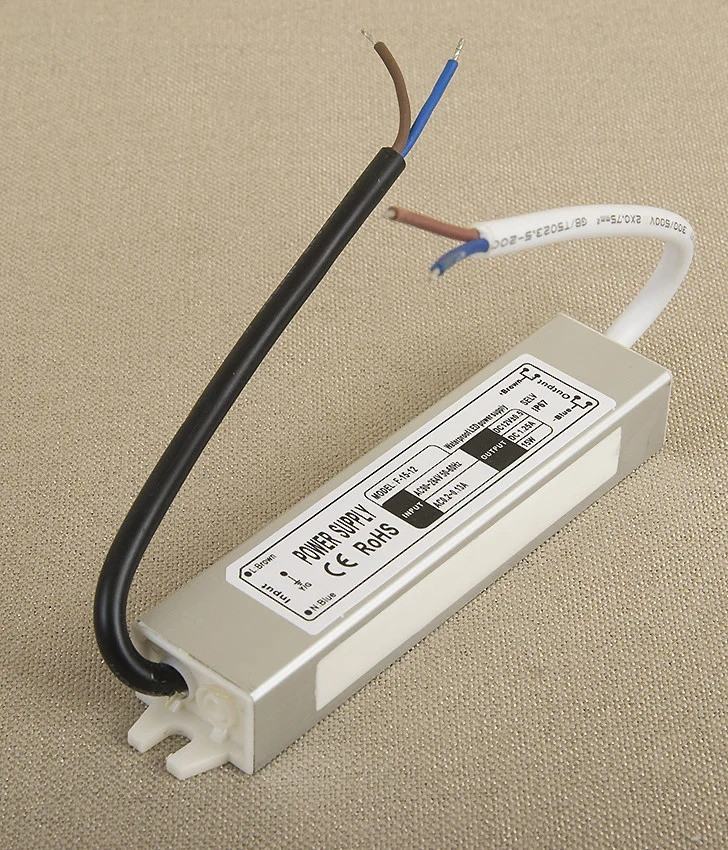 Dilux — Блок живлення герметичний 25 Вт, 12 В, 2, 1 А, IP67. Premium клас, гарантія 2 року.