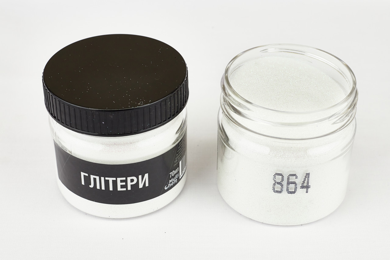 Глітер райдужний 864, 0,1 мм 1/256 , 70 мл