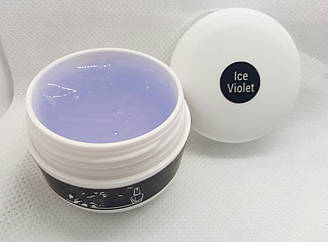 Будівельний гель для нарощування нігтів Ice violet (прозорий) CityNail