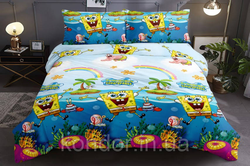 Постільна білизна "Губка Боб", бязь, арт. 2257, фото 1