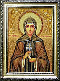 Картина з бурштину "Ікона - Святий Лука", фото 8