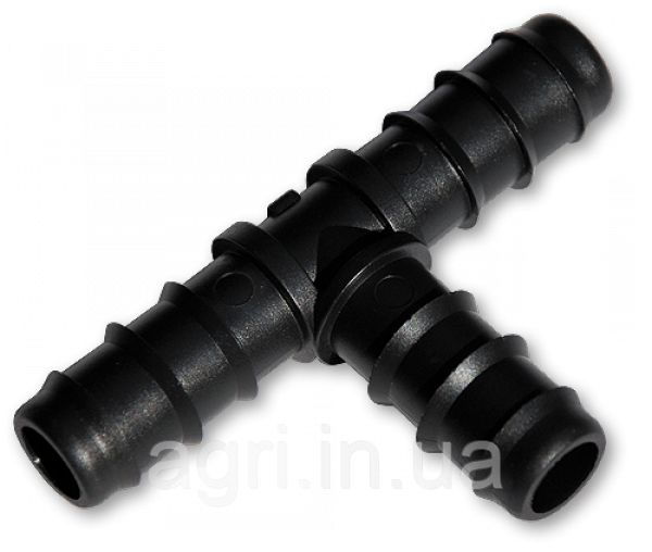 Трійник 16 мм зубчастий для трубки