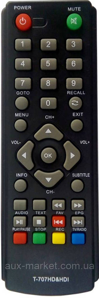 Пульт для тюнера GOLDSTAR T-707HD