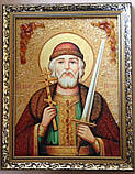 Картина з бурштину " Ікона Св. Семен ", фото 6
