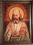 Картина з бурштину " Ікона Св. Олена ", фото 8