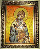 Картина з бурштину " Ікона Св. Варфоломій ", фото 9
