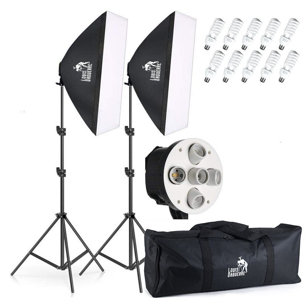 450/2250Вт Комплект постійного світла LD 2SB57X5 softbox Kit Bag