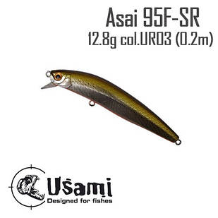 Воблер Usami Asai 95F-SR 12.8 g UR03 (0.2 m)