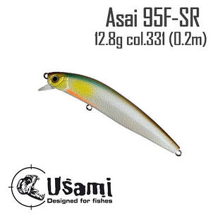 Воблер Usami Asai 95F-SR 12.8 g 331 (0.2 m)