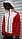 Bogner жіноча лижна куртка № 69903, білий з червоним, фото 4