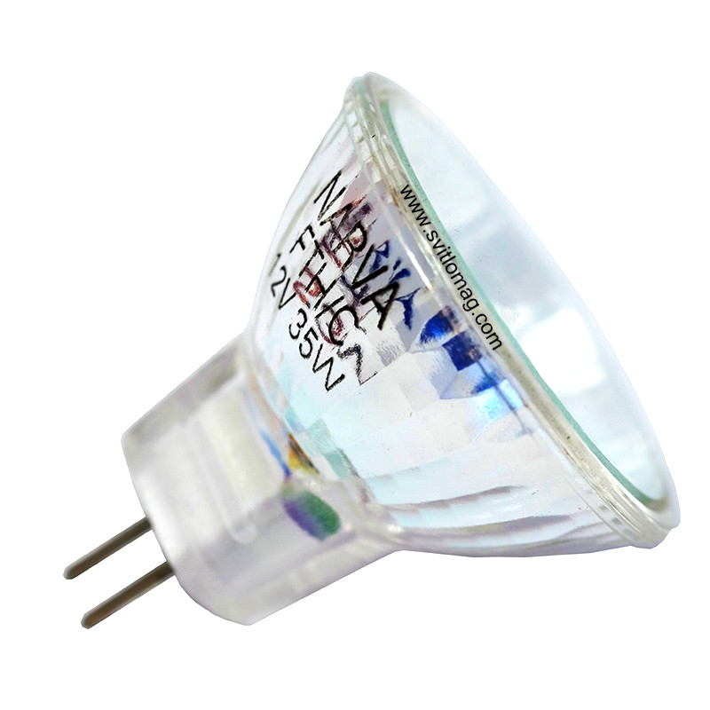 Лампа галогенна з відбивачем 12v 35w NARVA FTH/C 30° MR11 GU4