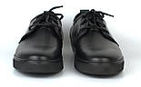 Кросівки чоловічі кеди шкіряні чорні взуття великих розмірів Rosso Avangard OrigSlipy Black, фото 4
