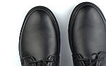 Кросівки чоловічі кеди шкіряні чорні взуття великих розмірів Rosso Avangard OrigSlipy Black, фото 9