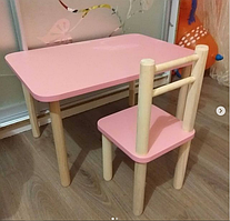 Дитячий столик і стільці від виробника дерева і ЛДСП стілець-стол стіл і стільці для дітей