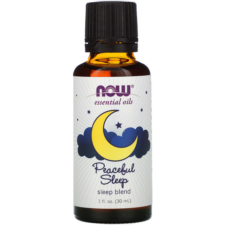 Ефірна олія для сну NOW Foods, Essential Oils "Peaceful Sleep" (30 мл)