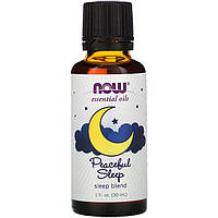 Эфирное масло для сна NOW Foods, Essential Oils "Peaceful Sleep" (30 мл)