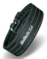 Атлетичний пасок Biotech USA Austin 1 Leather Black
