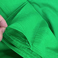 3,0х2,0м Фон хромакей тканинний ЗЕЛЕНИЙ PBM-1827 green Chroma Key, фото 4