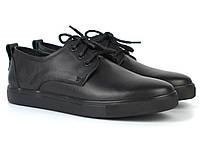 Кроссовки мужские кеды кожаные черные обувь демисезонная на широкую стопу Rosso Avangard OrigSlipy Black