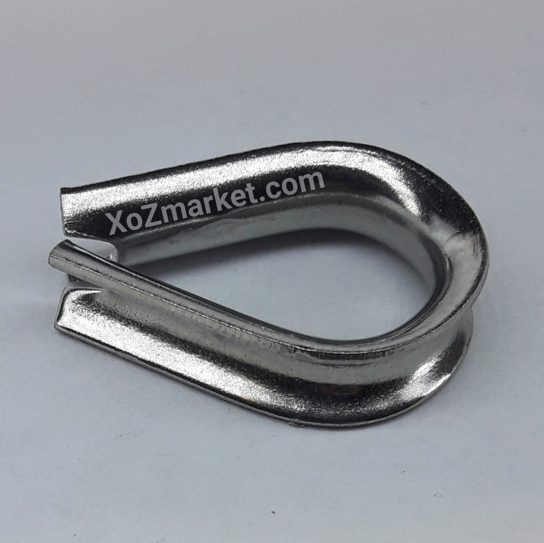 Коуш нержавіючий 6 мм, фото 1