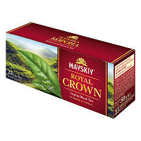 Майский чай в пакетиках Царская Корона черный 25*2 г