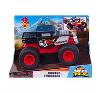 Машина Хот Вилс Монстер Трак Бон Hot Wheels Bone Shaker Monster Double Troubles Trucks