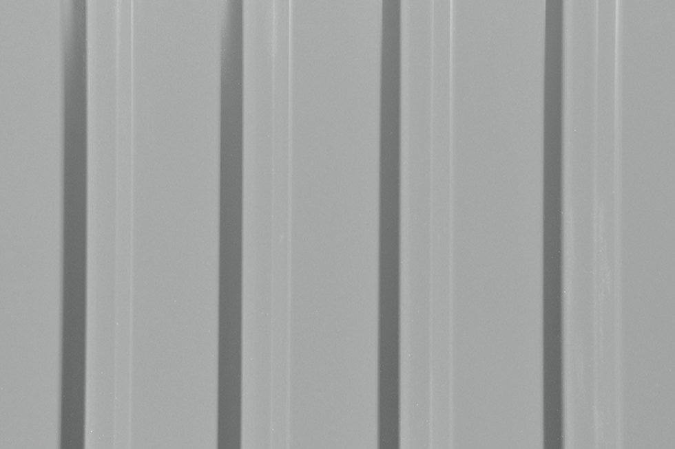 Профнастил стеновой ПС-20, RAL 9006 Цвет Бело-алюминиевый (глянец). - фото 2 - id-p1188982625