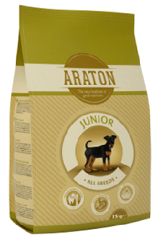 Сухой корм для щенков всех пород ARATON JUNIOR, 3 кг