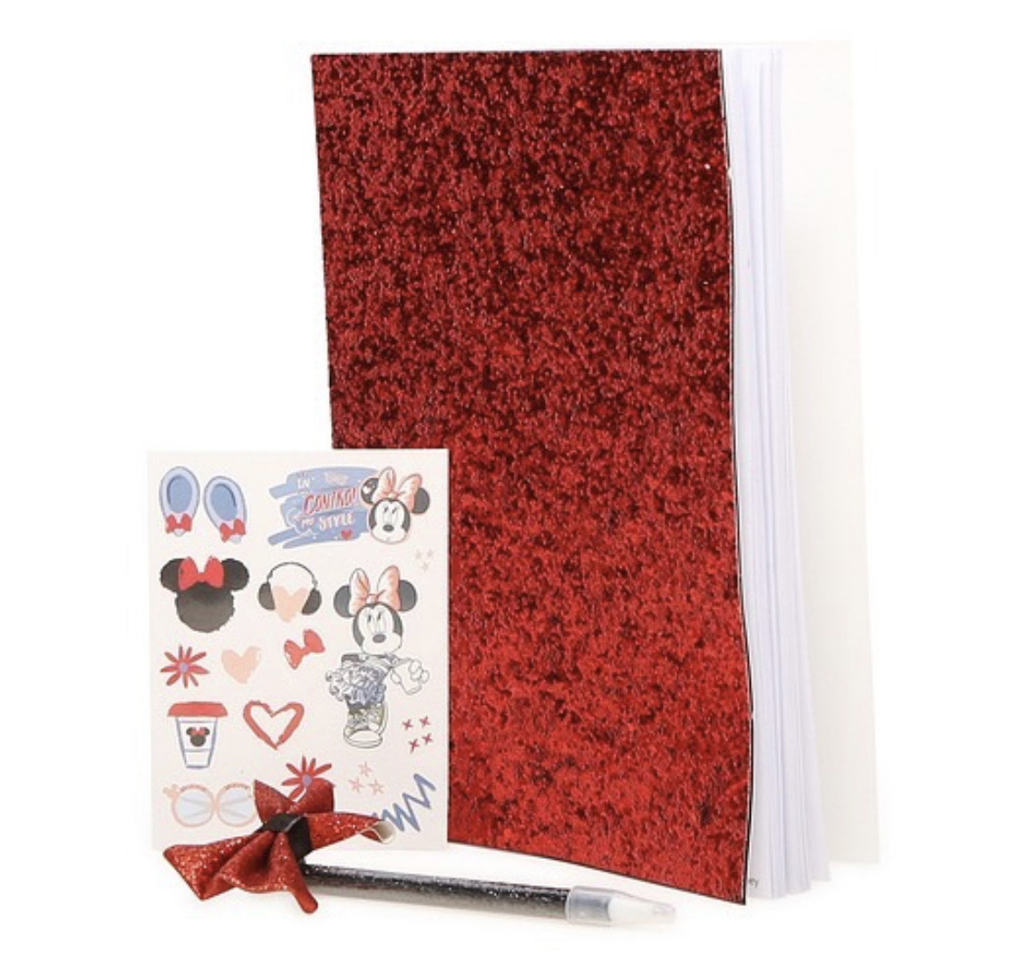 Блокнот для дівчинки Мінні Маус Minnie Mouse, блокнот з ручкою дитячий з Мінні для дівчаток