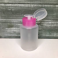 Пластикова пляшка з помпою (помпа-дозатор), 180 мл