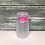 Пластикова пляшка з помпою (помпа-дозатор), 180 мл, фото 4
