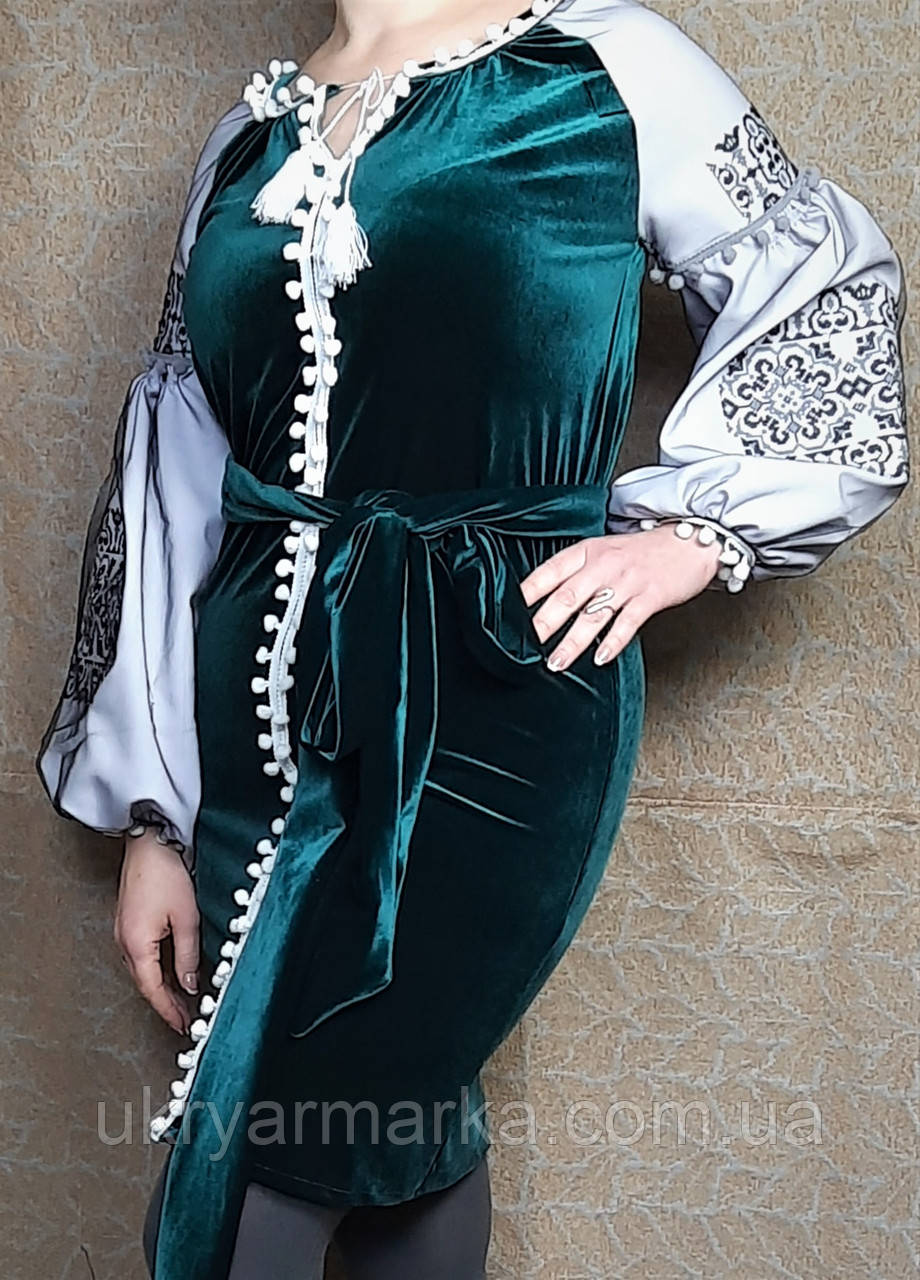 Вишита cукня "Зачарована весна"