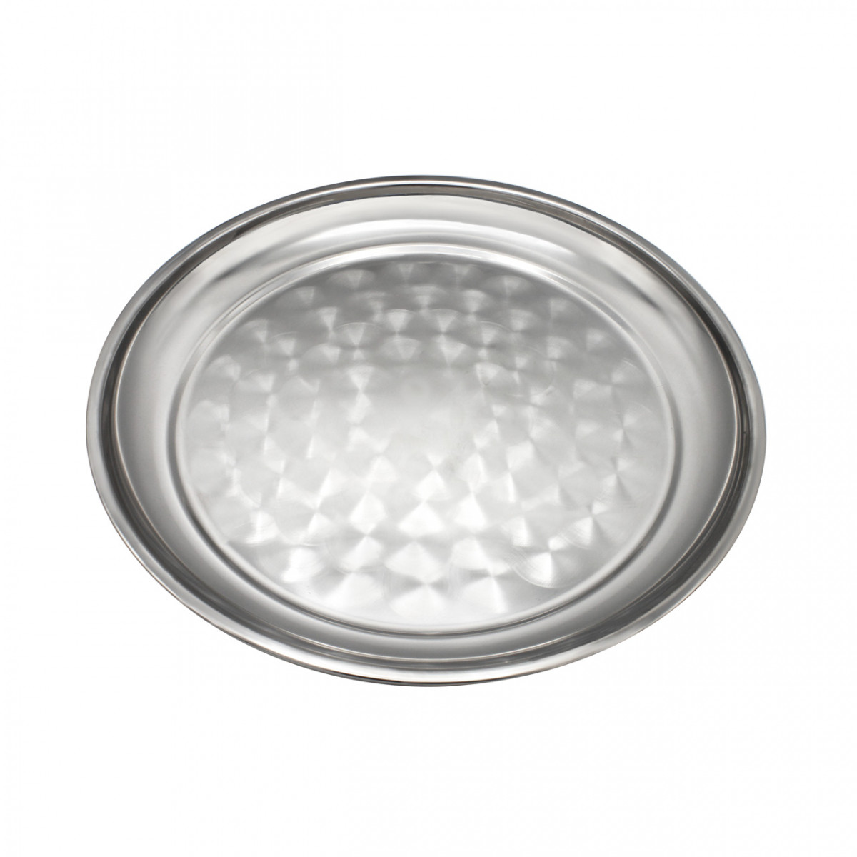 Піднос з нержавіючої сталі D 35 см
