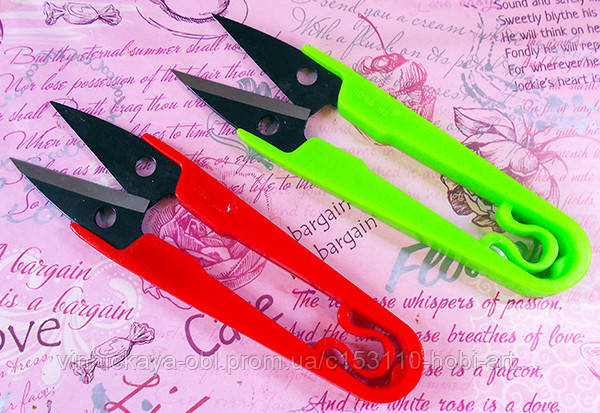 Ножиці для підрізування ниток. 13х3,8см., колір на вибір продавця.