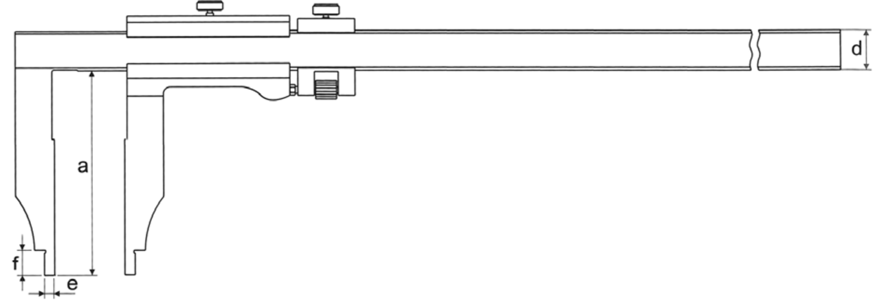 Штангенциркуль ШЦ-III-400 мм 0,05 мм губ. 100 мм с устр. точн. устан. рамки ГОСТ 166-89 FOZI - фото 2 - id-p1299745415