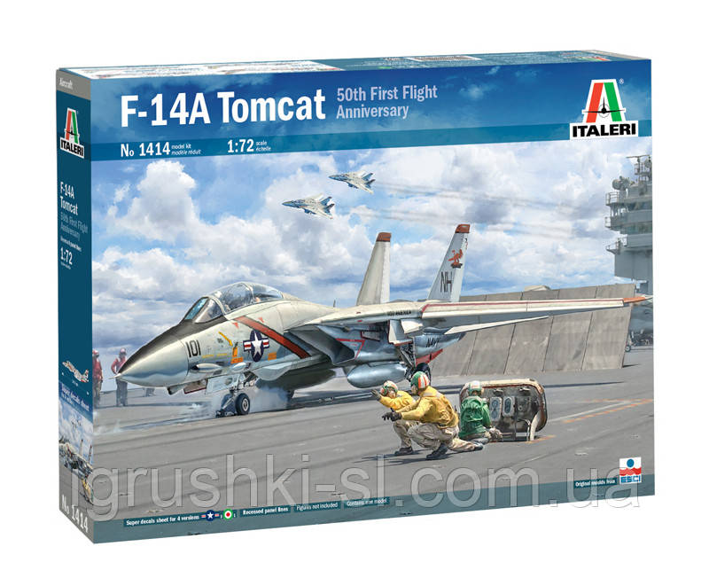 Збірна модель Italeri (1:72) F-14A Tomcat