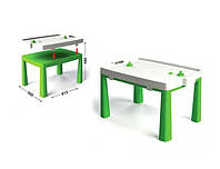 Пластиковый стол с насадкой для аэрохоккея салатовый 04580/2 Долони