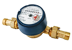 Лічильник BMETERS GSD8 1/2" на холодну воду, водомір з КМЧ (з гайками та штуцерами).