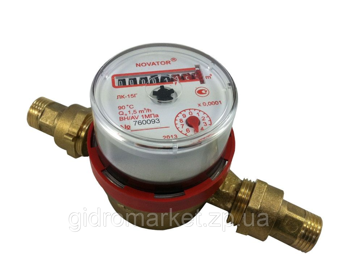 Novator ЛК — 15Г Лічильник для гарячої води, з КМЧ-водмір