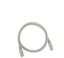 Патч-корд UTP CAT5e, RJ45, 1.0 м, неекранований, сірий