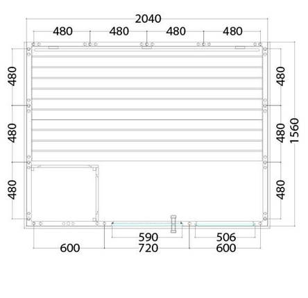 Сауна Sentiotec Komfort Small 208x158x204 см (1-030-276), фото 2