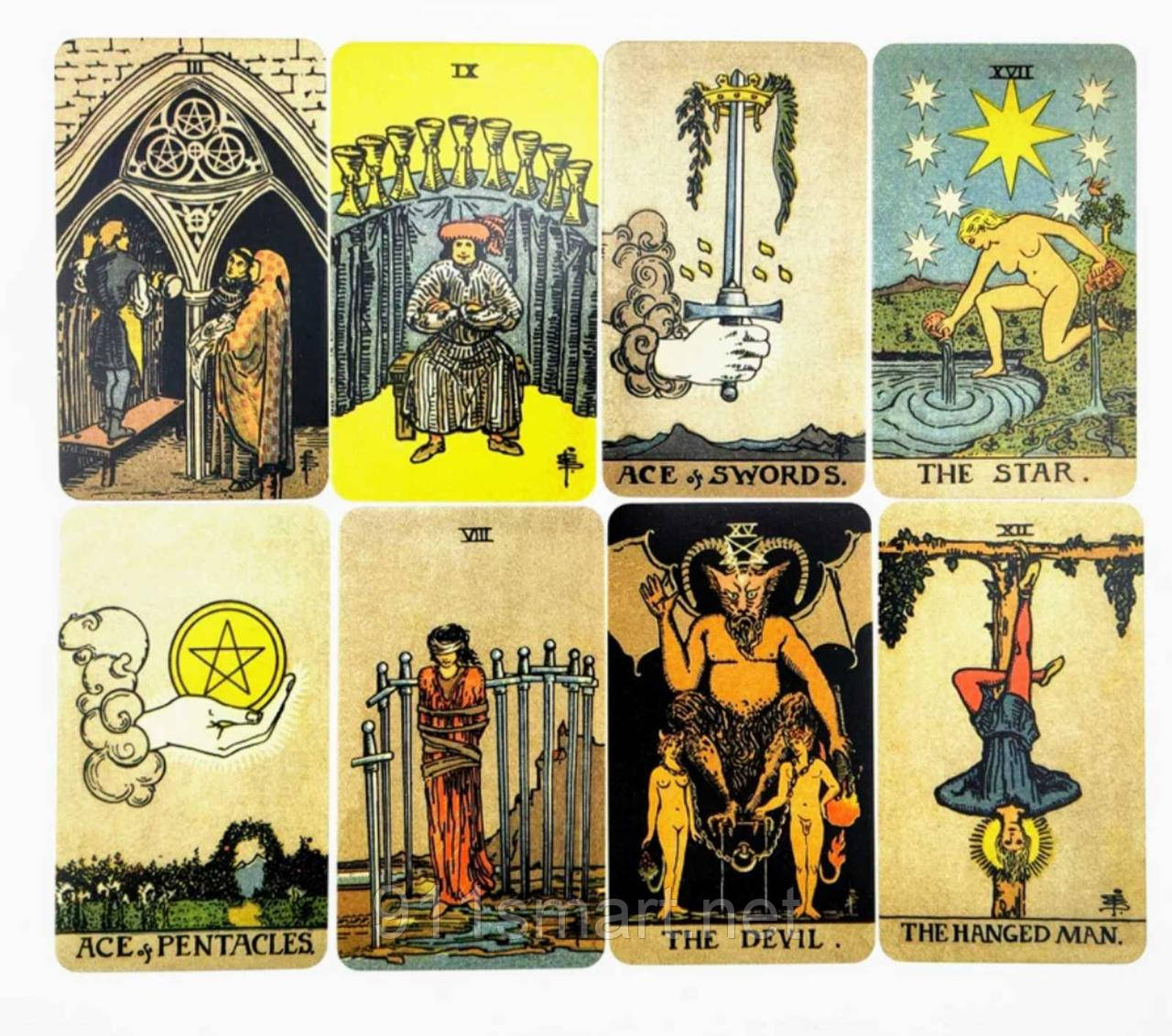 Карты Таро Уэйта - Смит, Безрамочное издание (Smith - Waite Borderless ...