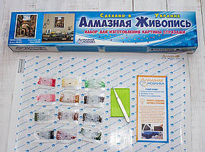 DMP-168 Набір алмазної живопису на підрамнику Трофейна щука, фото 4