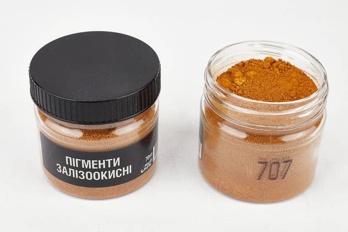 Пігмент неорганічний помаранчевий 707, 70 мл, фото 1