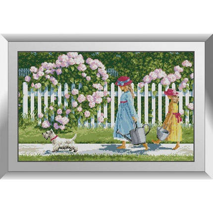 31426 Квіткова доріжка Набір діамантової мозаїки, фото 1