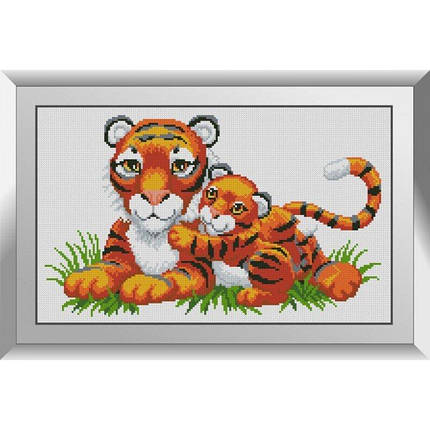 31465 Тигрики Набір діамантової мозаїки, фото 1